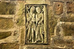 Two figures in Lady Chapel, Breedon on the Hill church © Leicestershire County Council Two figures in Lady Chapel, Breedon on the Hill church © Leicestershire County Council