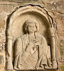 Figure in Lady Chapel, Breedon on the Hill church © Leicestershire County Council Figure in Lady Chapel, Breedon on the Hill church © Leicestershire County Council