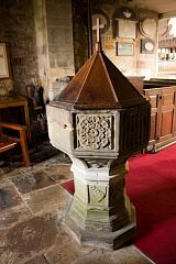 Medieval font, Breedon on the Hill church © Leicestershire County Council Medieval font, Breedon on the Hill church © Leicestershire County Council