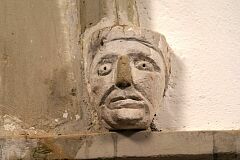 Male head, Shepshed church © Leicestershire County Council Male head, Shepshed church © Leicestershire County Council