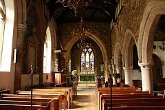 Internal view, Swithland church © Leicestershire County Council Internal view, Swithland church © Leicestershire County Council
