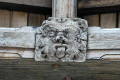 Wooden roof boss in chancel, St Peter's Church, Tilton on the Hill © Leicestershire County Council Wooden roof boss in chancel, St Peter's Church, Tilton on the Hill © Leicestershire County Council