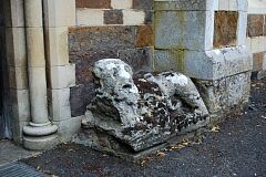Stone lion, St Peter's Church, Allexton © Leicestershire County Council Stone lion, St Peter's Church, Allexton © Leicestershire County Council