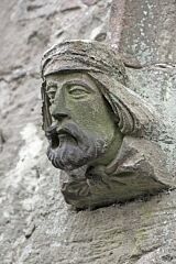 Male carved head, St Bartholomew's Church, Foston © Leicestershire County Council Male carved head, St Bartholomew's Church, Foston © Leicestershire County Council