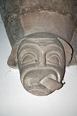 Carved corbel, St Bartholomew's Church, Foston  © Leicestershire County Council