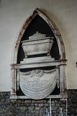 Memorial to Mary Pochin, St Mary's Church, Barkby © Leicestershire County Council Memorial to Mary Pochin, St Mary's Church, Barkby © Leicestershire County Council