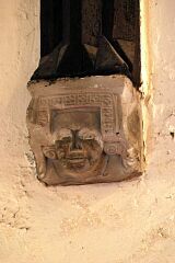 Carved corbel, All Saints Church, Thurcaston  © Leicestershire County Council