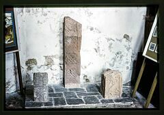 Saxon cross fragments © Leicestershire County Council Saxon cross fragments © Leicestershire County Council