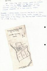 Tracing of 6" map of Peckleton moat © Leicestershire County Council Tracing of 6" map of Peckleton moat © Leicestershire County Council