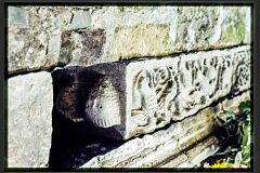 Bird frieze and head, south aisle, St Mary and St Hardulph church, Breedon on the Hill. © Leicestershire County Council Bird frieze and head, south aisle, St Mary and St Hardulph church, Breedon on the Hill. © Leicestershire County Council